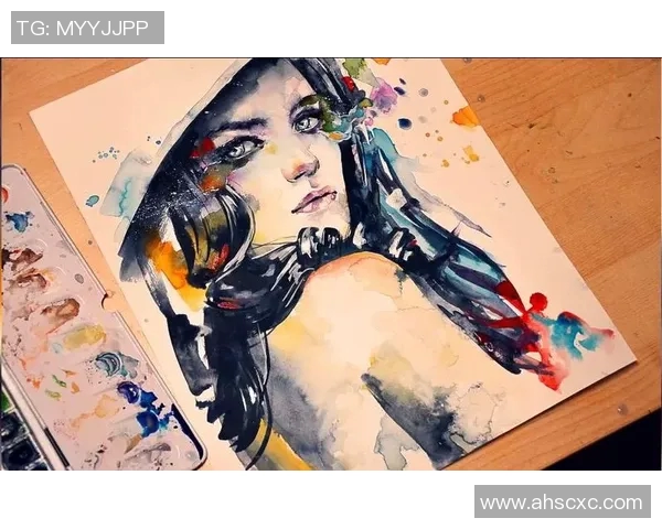 水彩技法与足球明星速写结合的创意教程分享